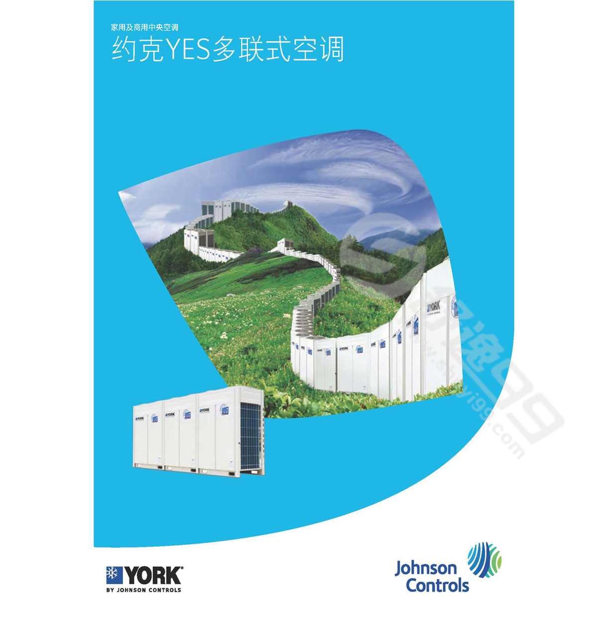 約克中央空調(diào)一拖三，一拖三約克型號(hào)，約克中央空調(diào)
